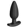 ElectraStim Silicone Noir Rocker Butt Plug, Large
