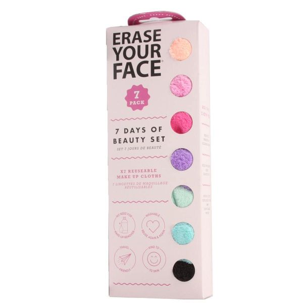 Danielle Erase Your Face 7 Makeup Removing Cloths - Brights