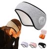 Archtypes Eye Mask, Ear Plugs, Integrated Ear Muffs, Sleep Set, Sleep Goods, Ear Warming Goods, Adjustable (Gray)