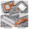 4 Pack Bed Sheet Organizers and Storage, (King & Queen Size) Sheet Organizer for