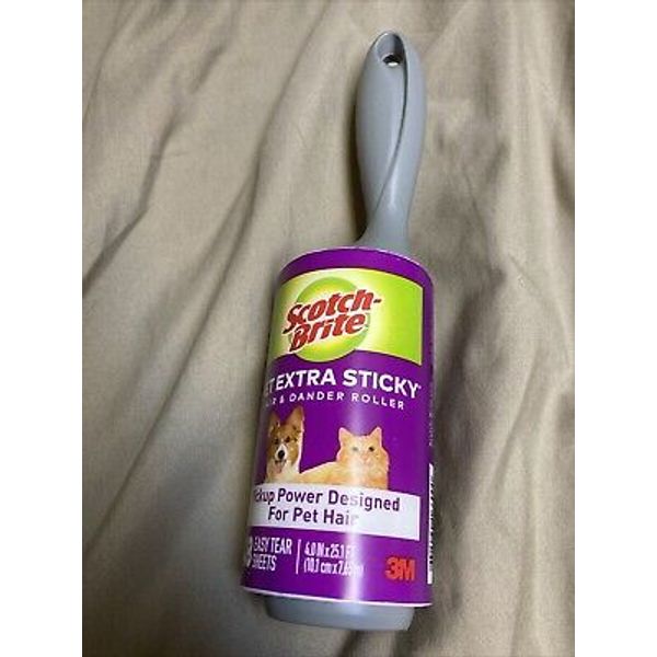 Scotch-Brite Pet Sticky Lint Rollers, 48 Sheets