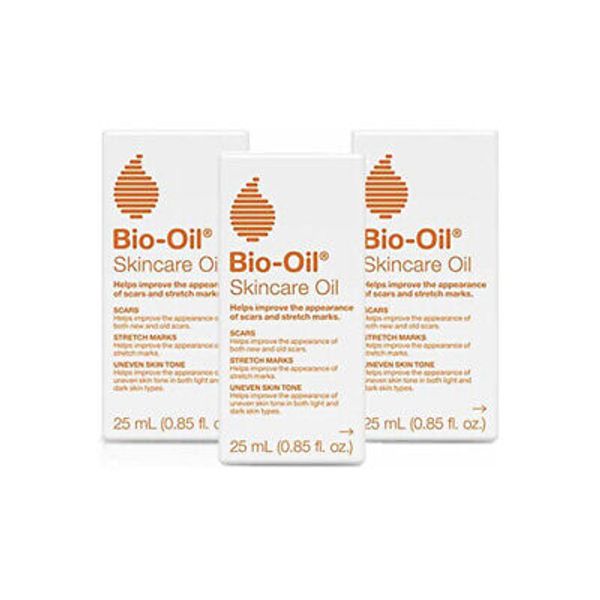 3 Pack Bio-Oil Skincare Body Oil Moisturizer Scars & Stretch Marks 0.85Fl. oz