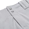 Champro Men's Standard Triple Crown Classic Baseball Pants, Grey, Small