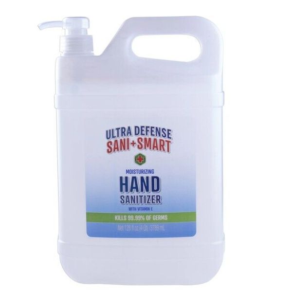 Ultra Defense Sani+Smart Moisturizing Hand Sanitizer, 128fl oz.