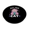Boba Tea Cat Kit-tea Cat Bubble Milk Tea PopSockets Swappable PopGrip
