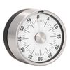 Mechanical Timer, Magnetic Kitchen Timer, 60 Minute Countdown Timer Visual Timer for Cooking, Baking, Working, Classroom, Time Management Tool with Alarm Sound & Stainless Steel