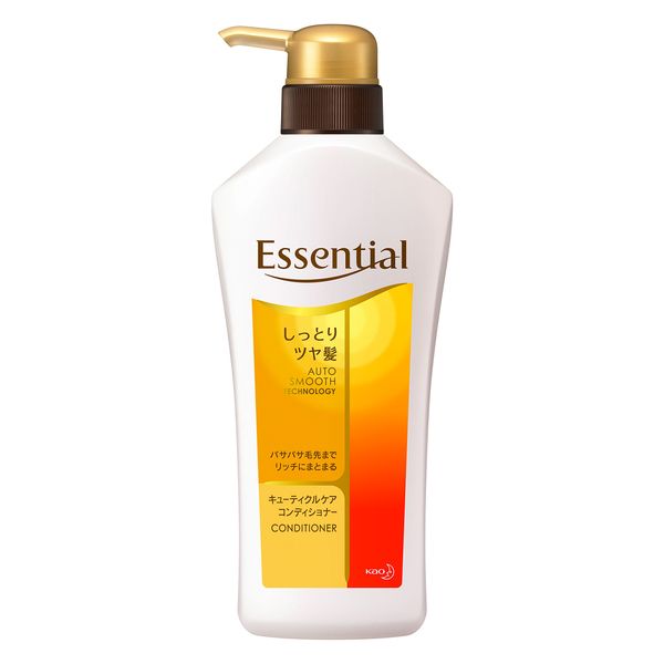 Essential Conditioner, Moist & Shiny Hair Pump, 16.2 fl oz (480 ml)