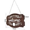 Welcome Door Sign Interchangeabl