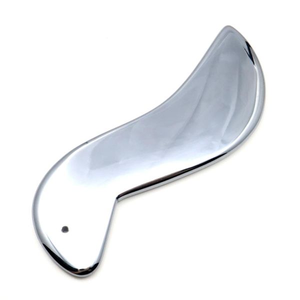 Terahertz mineral Gua Sha plate S-shaped Boomerang-shaped Facial massage Beauty Health Terahertz Mirror finish Father&#39;s Day Gift Present