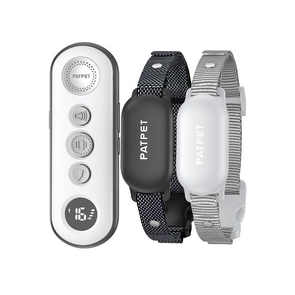 PATPET Shock Collar for Large Dog, Rechargeable IPX7 Waterproof Training Coll...