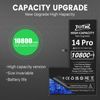 10800mAh Replacement Internal Battery+Tool Kit for iPhone 14 Pro A2650 A2889