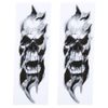 Skull Motorcycle Helmet - 2 Pcs FORK SKULLS Stickers Replacement for Glide