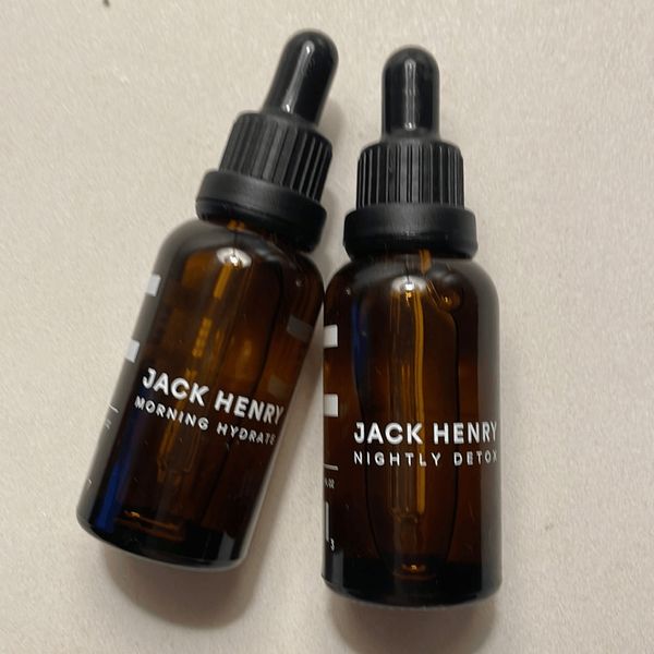 Jack Henry Morning Hydration and Nightly Detox Face Oil NWOB