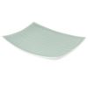White Ceramic Rectangle Dishes In 20 cm/Grey