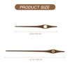 5 Sets Wooden Diy Clock Hands Kit, Replacement Clock Pointer for Cross Stitch, Frameless Wall, Quartz Wall and Craft Projects