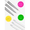 Samcos Nail Art Brush, Gel Nail Brush, Gel Nail Painting Brush, Nail Brush, Gel Nail Brush, Nail Brush Set, Self Nail Beginner Set, 3D Nails, Nail Supplies, UV, 3 Piece Set