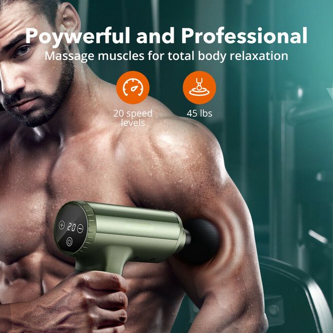 Pro Fit Percussion Muscle Massage Gun | Black