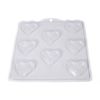 8 Cavity Chunky Heart Soap/Bath Bomb Mould Mold M166