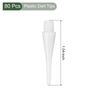 YOKIVE 80 Pcs Plastic Dart Tips, Game 2BA Thread Soft Darts Tips Replacements| Indoor Outdoor Play (White)