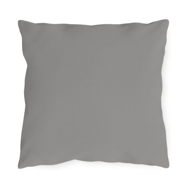 Decorative Inddor/outdoor Throw Pillow, Grey - 16" × 16"