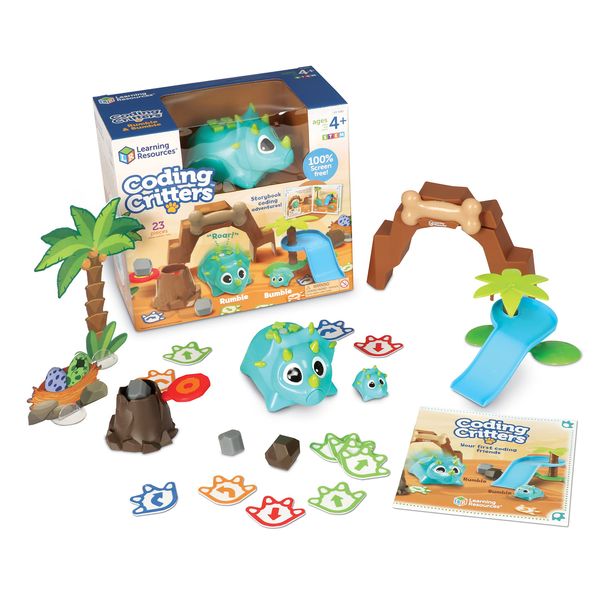 Learning Resources Coding Critters - Programmable Pets: Rumble & Bumble
