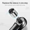 3/8'' Cordless Ratchet Right Angle Wrench Impact Power Tool 2 Battery & 7 Socket