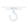 Command 17008 Ceiling, 225 g Load Capacity, 3 Hooks, 4 Strips, White, Standard