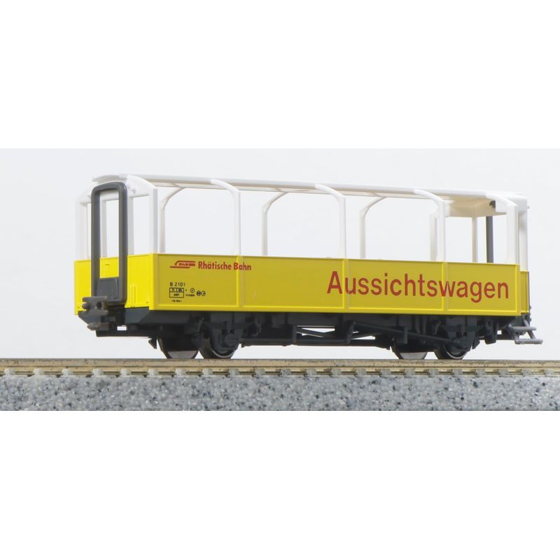 KATO N Gauge Carrozza Passeggeri Panoramica Ferrovia Retica – Modello B2101 5253-2, Scala N, Glacier Express