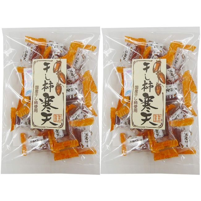 Yasu Dried Persimmon Agar, 7.1 oz (200 g) x 2 Packs