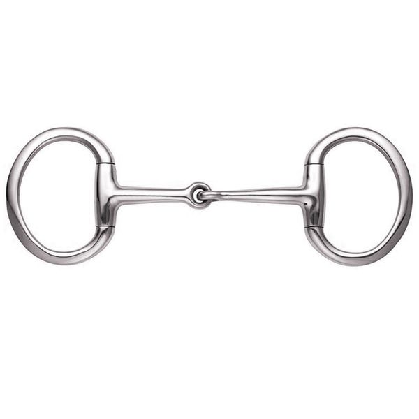 Shires Equestrian - Flat Ring Jointed Eggbutt - S/steel - Size: 51/4