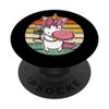 Cute Disc Golf Player Design I Cute Unicorn With Disc PopSockets Swappable PopGrip