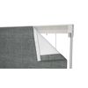 Amania Trading 250cm SAFETY CONNECT DIY Roman Blind Complete Kit, White