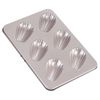CHEFMADE Madeleine Shape Shell Shape Thin 6 Count Non-Stick