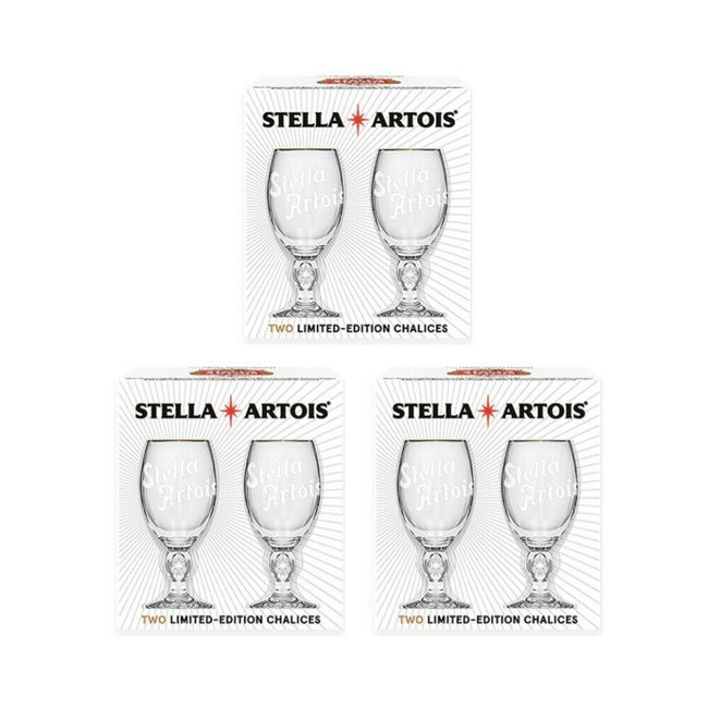 Stella Artois Heritage Chalice Glass 6 Pack EveryMarket