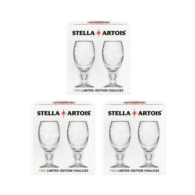 Stella Artois Heritage Chalice Glass 6 Pack