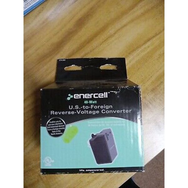 Enercell 40-Watt US-TO-Foreign Reverse-Voltage Converter #273-360 New!!