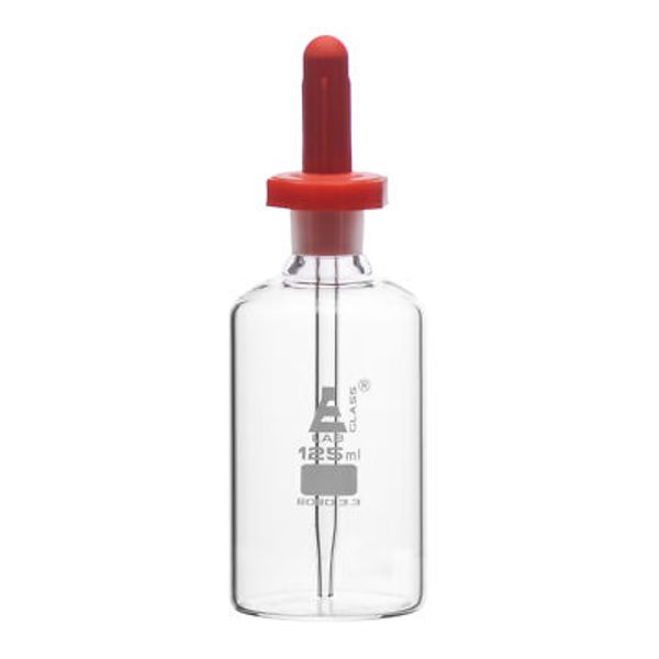 Dropping Bottle, 125ml (4.2oz) - Borosilicate Glass - Eisco Labs