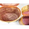 Punch Studio Storage Boxes Set of 2 with Holder (Marble Pattern) Small 50667 N