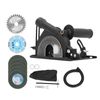 Angle Grinder Protective Cover, Adjustable Angle Grinder Stand Cutting Bracket Guard Protector for 100 to 125mm Angle Mill (Set 5)