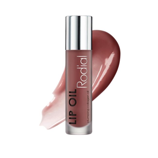 Rodial Plumping Collagen Lip Oil Wild Plum 0.13fl.oz, Vegan Collagen-Infused Lip Oil with Macadamia and Jojoba Oil, Deep Hydration for Fuller-Looking Pout, Ultra-Nourishing Formula for Silky Lips