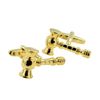 Golden Gavel Design Cufflinks in a Personalised Engraved Cufflink Box
