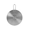 INOXPRAN Induction Plate, Stainless Steel, Grey, 21 x 21 x 0.5 cm
