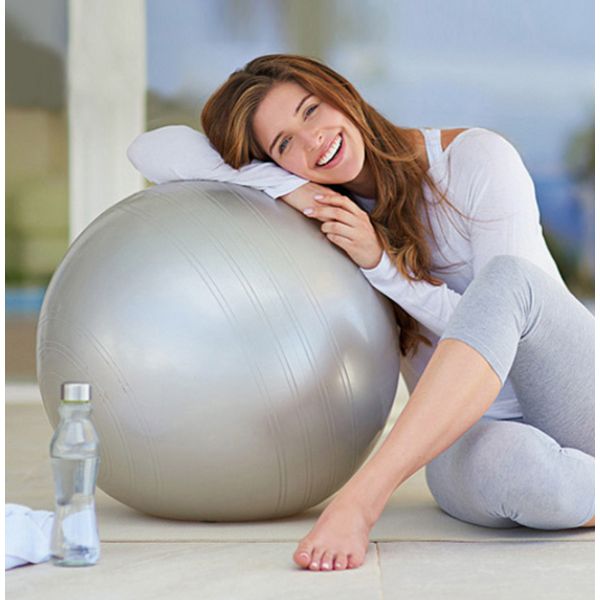 Gym ball exercise ball for pregnant women homet balance ball 55cm 65cm, 65cm_pink