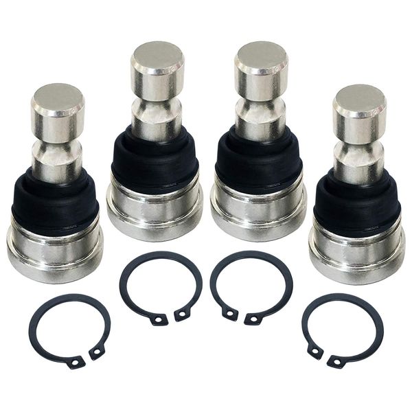 Ball Joint Set for All Polaris RZR 800 570 900, 10-20 Sportsman 850,15-20 Scrambler 1000,Polaris Ranger 800 900 XP/Crew,4pcs ATV/UTV A-Arm Front Ball Joint Joints Set Upper and Lower Replaces 7061220