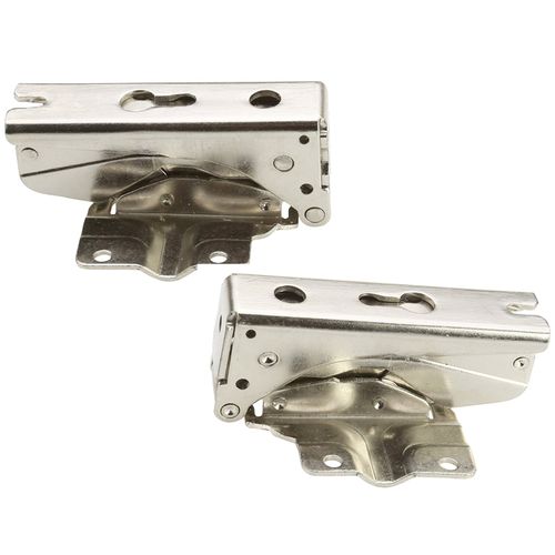 First4Spares Upper & Lower Integrated Fridge Freezer Door Hinges for Neff Refrigerator Models