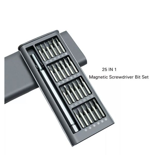 Screwdriver Set Magnetic Tool 25 in 1 Precision Kit Electric Power Bits Repair