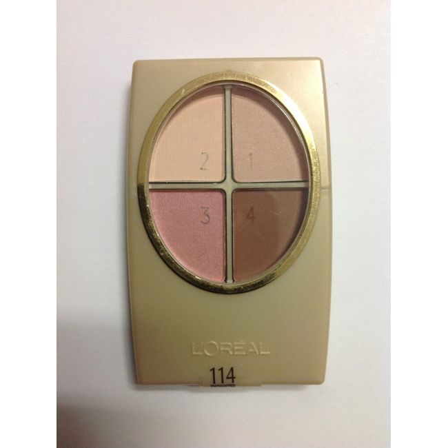 L'oreal Wear Infinite QUAD Eyeshadow ENCHANTED BOUQUET #114 NEW.