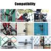 Waterproof Smart Fingerprint Door Lock Keyless Padlock Security USB Rechargeable