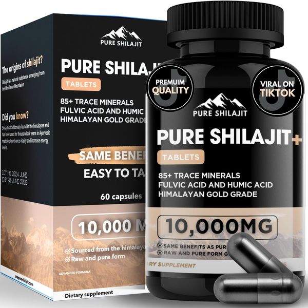 Capsules, Maximum Potency Organic Pills with Trace Minerals for Energy & Immu...