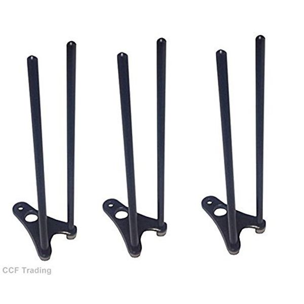 3 X SNAG BARS EARS BLACK FOR BITE ALARMS